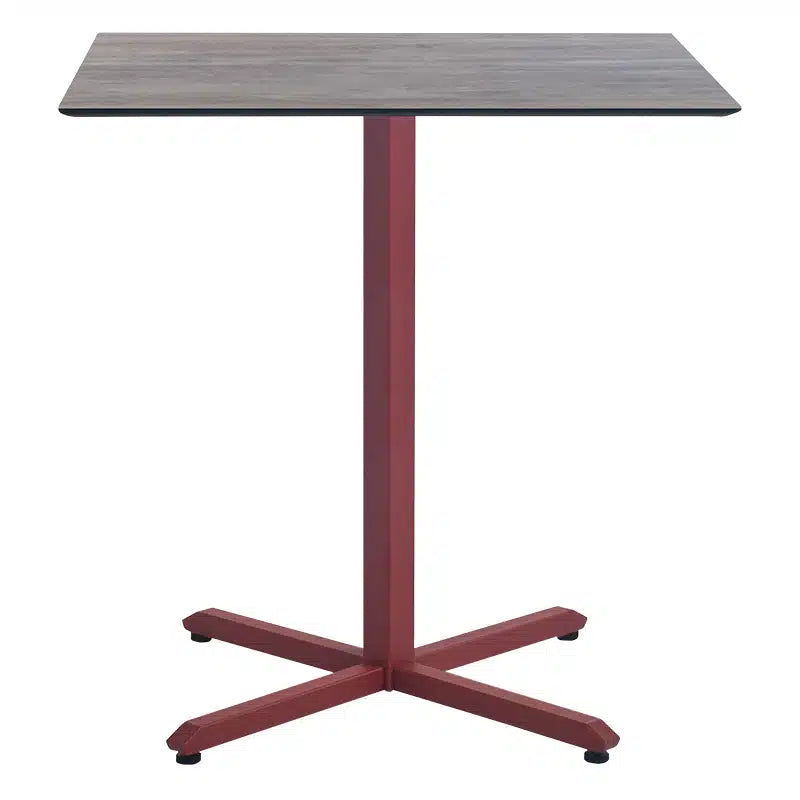 Genti Tischgestell rot für Aussen ohne Tischplatte