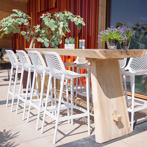 Air Terrassen-Barstuhl für Gastronomie und Privat